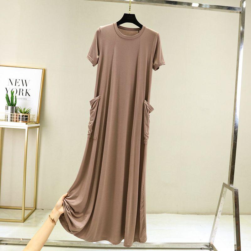 Модальное большое круглое горло ниже колена приталенное повседневное ночное платье Khaki 2XL (70.00 kg-80.00 kg recommended
Модальное большое круглое горло ниже колена приталенное повседневное ночное платье Khaki 2XL (70.00 kg-80.00 kg recommended