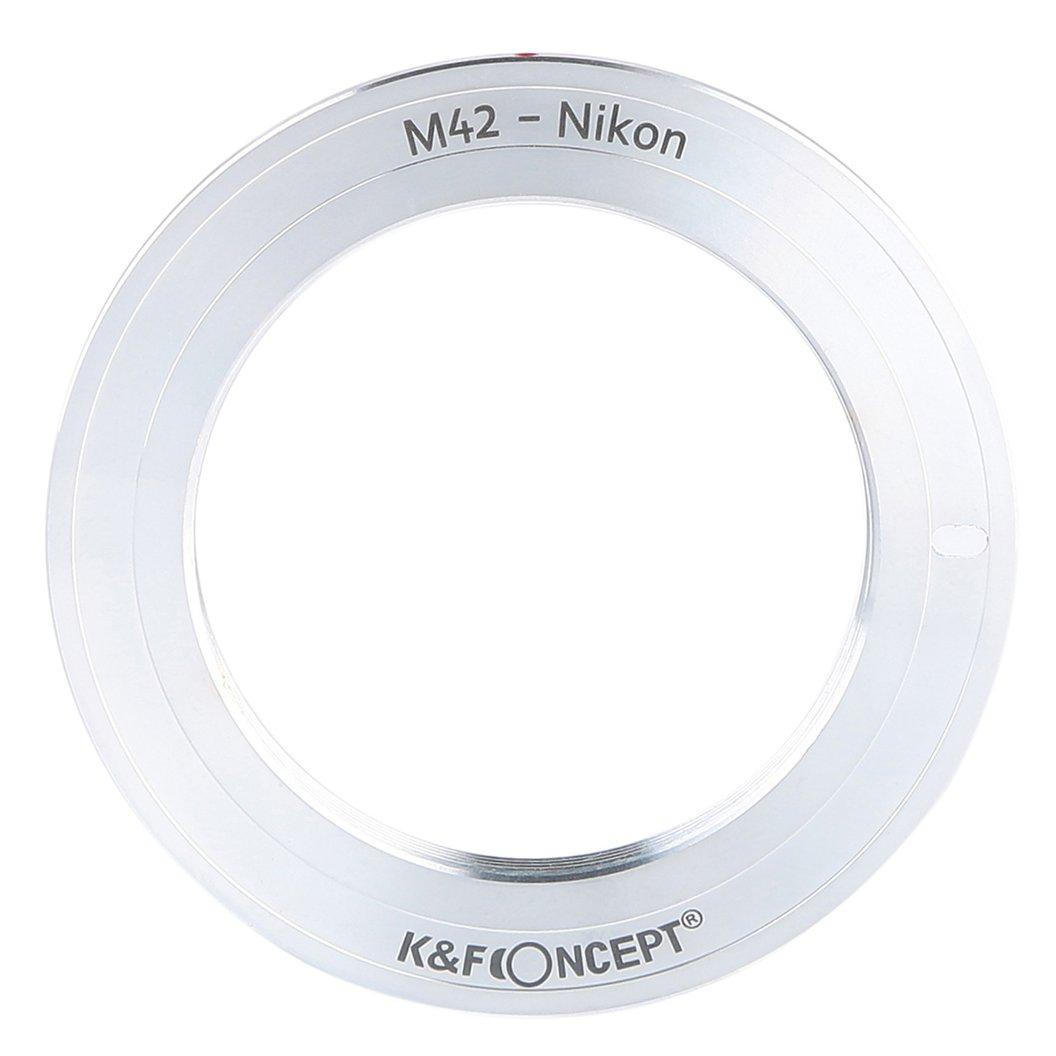 Concept Lens Mount Adapter mount lens to Nikon F mount for photography only K&F KF-42F-M (M42 conversion) close-up
Concept Lens Mount Adapter mount lens to Nikon F mount for photography only K&F KF-42F-M (M42 conversion) close-up
