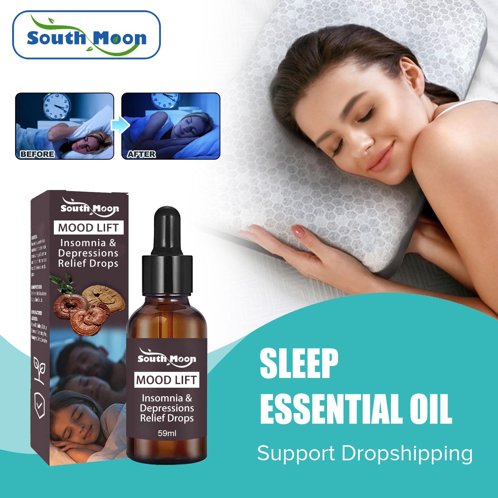 South Moon Insomnia Relief Essential Oil Fall Asleep Relieve Nighttime Dreaminess Soothing Anxiety Fatigued Sleep Aid Care Drop 59ml Boxed
South Moon Insomnia Relief Essential Oil Fall Asleep Relieve Nighttime Dreaminess Soothing Anxiety Fatigued Sleep Aid Care Drop 59ml Boxed