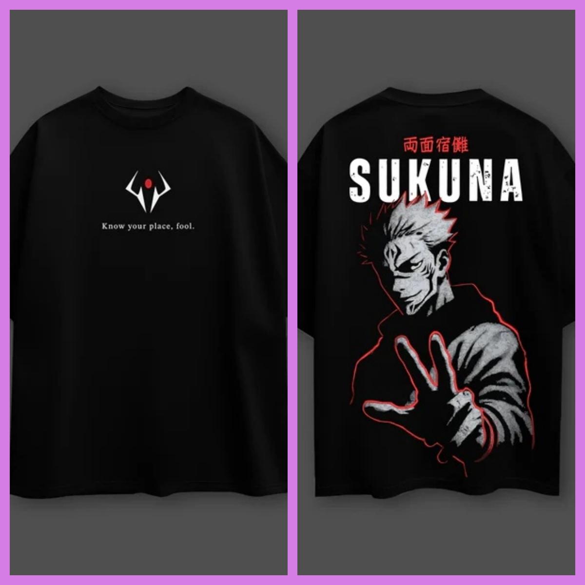 Jujutsu Kaisen Anime Sukuna Oversized Cotton Tshirt Men and Women Breathable High Quality Y2K Short Sleeve Summer Tshirt 3XL
Jujutsu Kaisen Anime Sukuna Oversized Cotton Tshirt Men and Women Breathable High Quality Y2K Short Sleeve Summer Tshirt 3XL