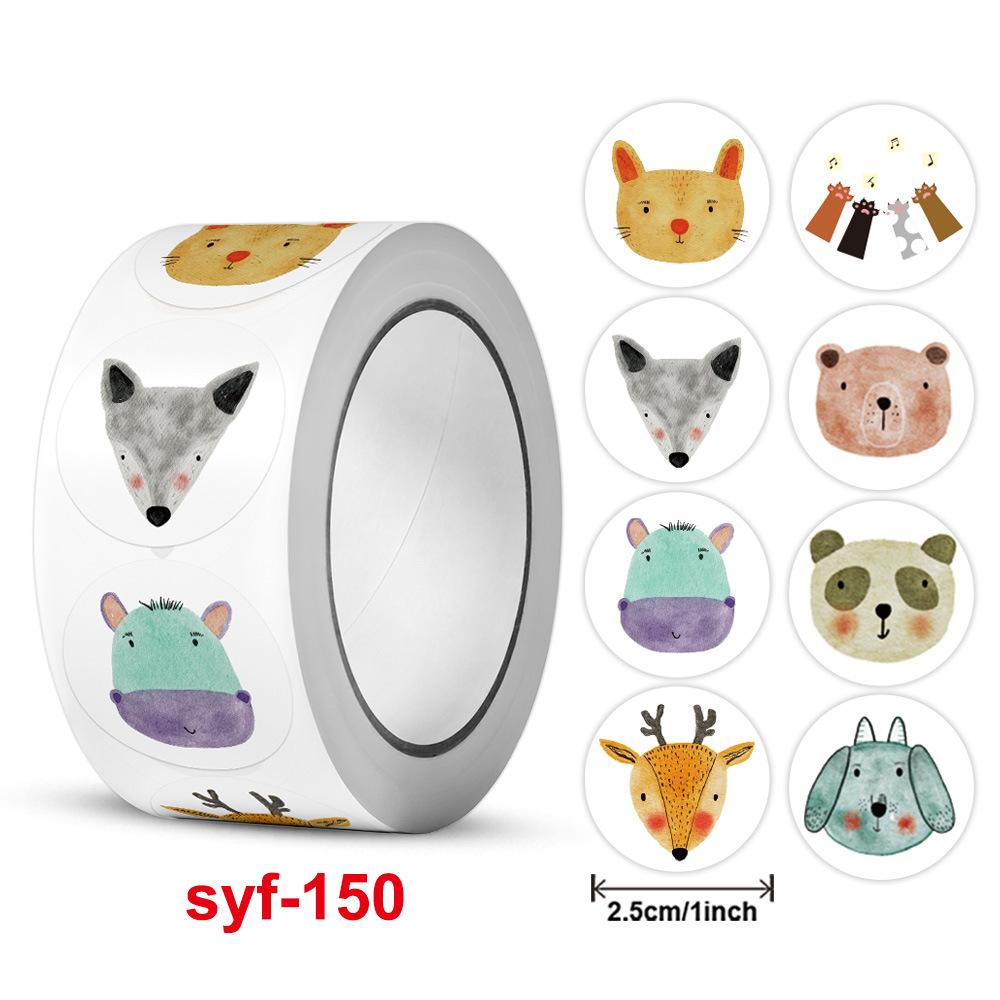 500pcs/roll Cute Cartoon Animal Head Self-Adhesive Stickers Teacher Rewards Office Gift Box Packaging DIY Decoration PVC Sticker
500pcs/roll Cute Cartoon Animal Head Self-Adhesive Stickers Teacher Rewards Office Gift Box Packaging DIY Decoration PVC Sticker