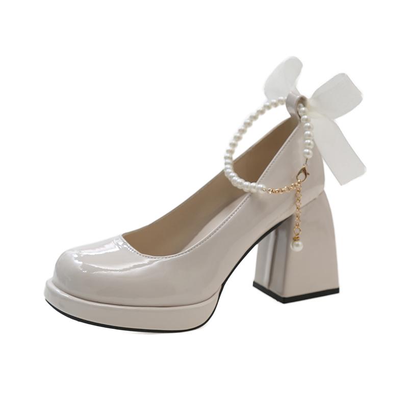 Новые модные женские туфли-лодочки с квадратным носком и высоким каблуком для женщин на платформе с неглубокой подошвой, туфли-лодочки Мэри Джейн с ремешком и жемчужинами 40 белый
Новые модные женские туфли-лодочки с квадратным носком и высоким каблуком для женщин на платформе с неглубокой подошвой, туфли-лодочки Мэри Джейн с ремешком и жемчужинами 40 белый