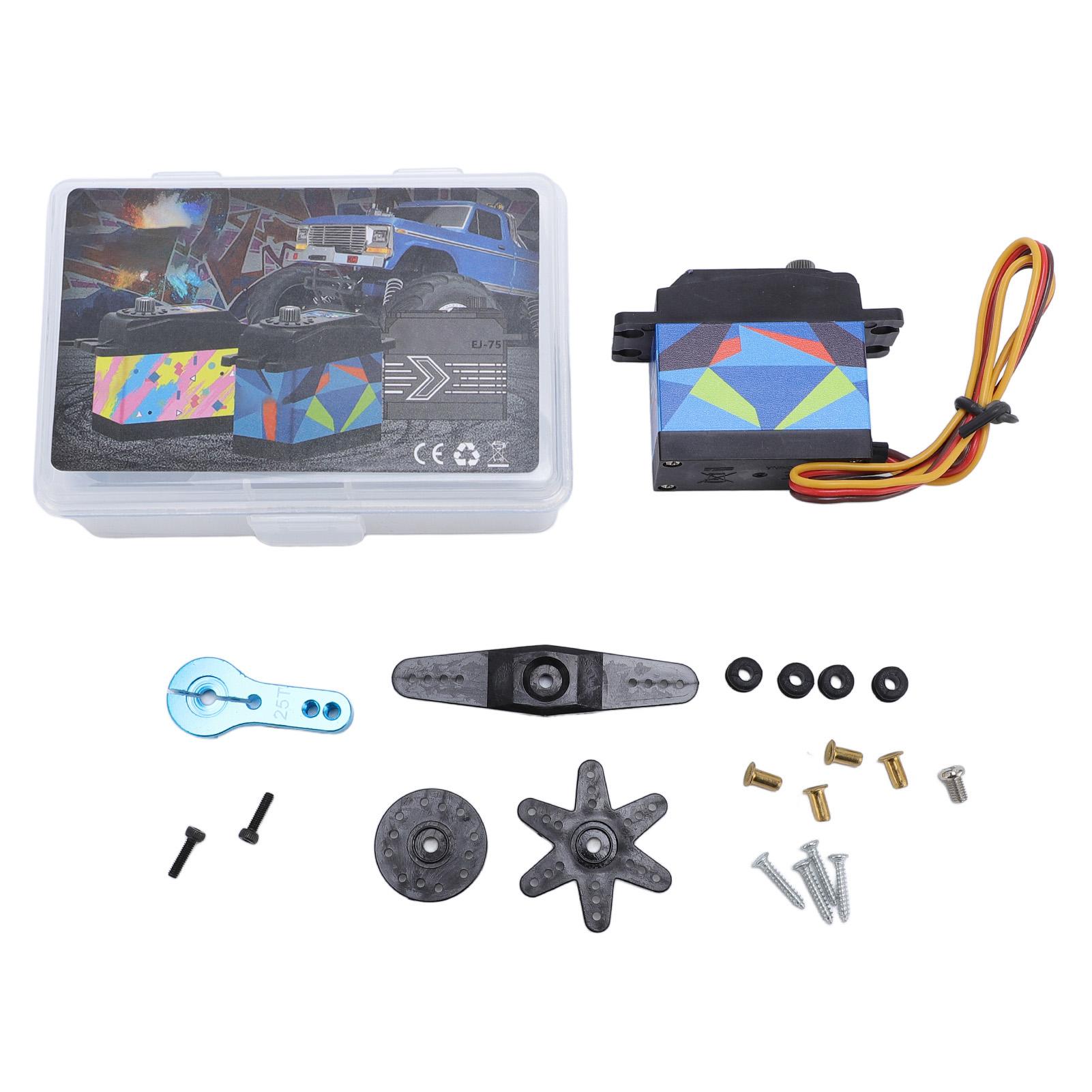 RC Digital Servo 35KG Aluminum Alloy Digital Servo with Arm Accessories for 1/10 1/12 RC Car Truck B
RC Digital Servo 35KG Aluminum Alloy Digital Servo with Arm Accessories for 1/10 1/12 RC Car Truck B