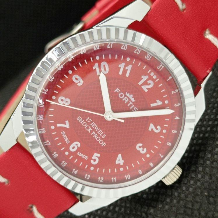 REFURBISHED FORTIS WINDING SWISS MENS WRIST RED DIAL WATCH 622c-a416885-2 lot622c-a416885
REFURBISHED FORTIS WINDING SWISS MENS WRIST RED DIAL WATCH 622c-a416885-2 lot622c-a416885