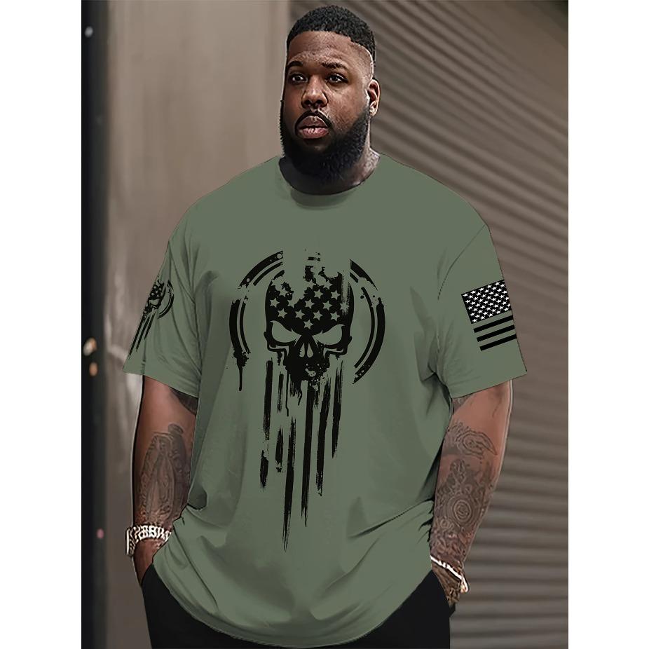 1pc Men S 3D Warrior Skull Print T-Shirt, Casual Sports Crew Neck Tee, Polyester Plus Size XL червоний
1pc Men S 3D Warrior Skull Print T-Shirt, Casual Sports Crew Neck Tee, Polyester Plus Size XL червоний