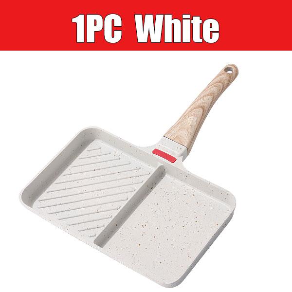 2-Section Versatile Breakfast Omelette Frying Pan Nonstick Divided Egg Pan Square Grill Skillet Steak Griddle Pan for Stove Tops
2-Section Versatile Breakfast Omelette Frying Pan Nonstick Divided Egg Pan Square Grill Skillet Steak Griddle Pan for Stove Tops