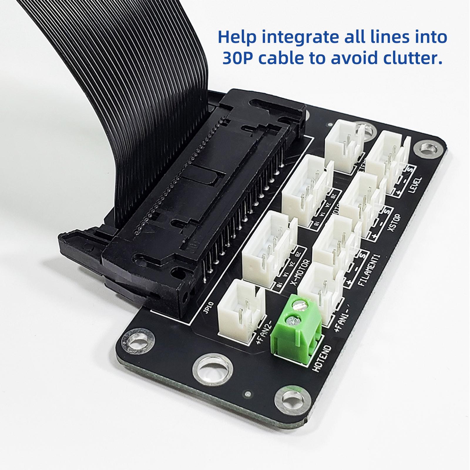 Tronxy 3D Printer Parts Adapter Board with 82cm 30Pin Cable Compatible with XY 2 Pro X5SA Series 3D Printer
Tronxy 3D Printer Parts Adapter Board with 82cm 30Pin Cable Compatible with XY 2 Pro X5SA Series 3D Printer