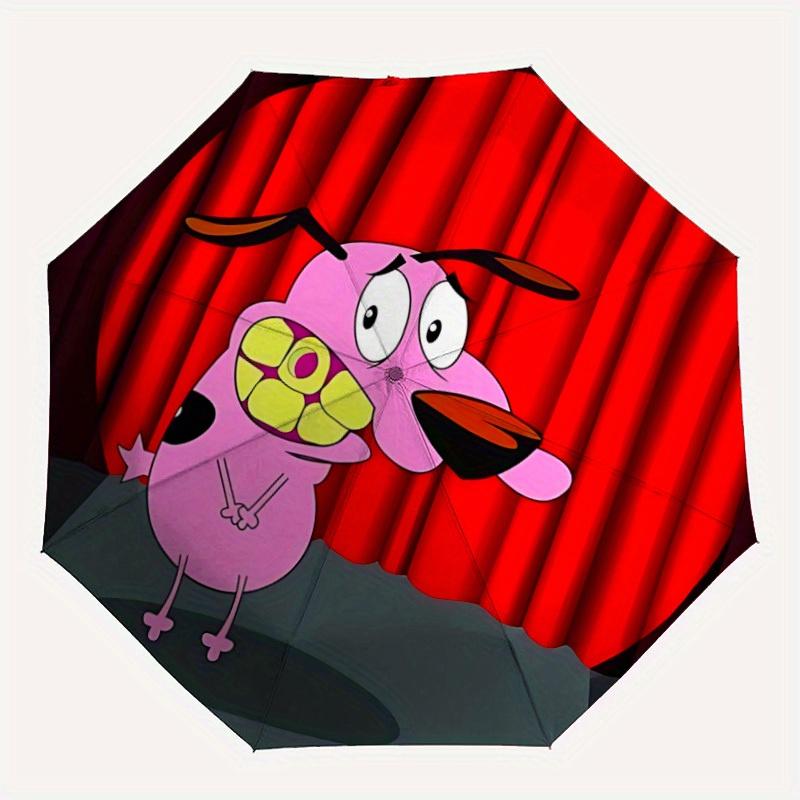 1pc Courage the Cowardly Dog Home Essential Cute Cartoon Umbrella, Portable Folding Umbrella with Durable Iron Frame 8 Ribs, 077
1pc Courage the Cowardly Dog Home Essential Cute Cartoon Umbrella, Portable Folding Umbrella with Durable Iron Frame 8 Ribs, 077