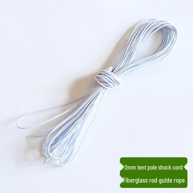 Elastic Cord for Tent Poles, Fiberglass Pole Accessories, Rubber Bands, 2mm 3m
Elastic Cord for Tent Poles, Fiberglass Pole Accessories, Rubber Bands, 2mm 3m