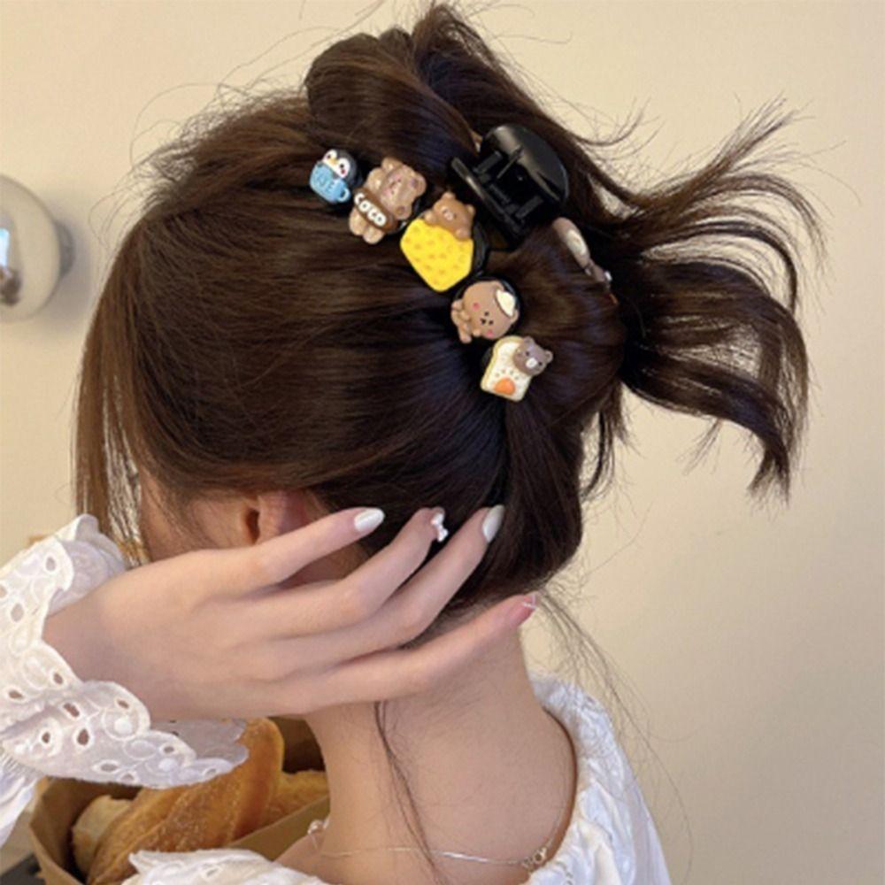Bear Cookie Hair Claw Sweet Shark Clip Cute Korean Style Headwear Streetwear Style B
Bear Cookie Hair Claw Sweet Shark Clip Cute Korean Style Headwear Streetwear Style B
