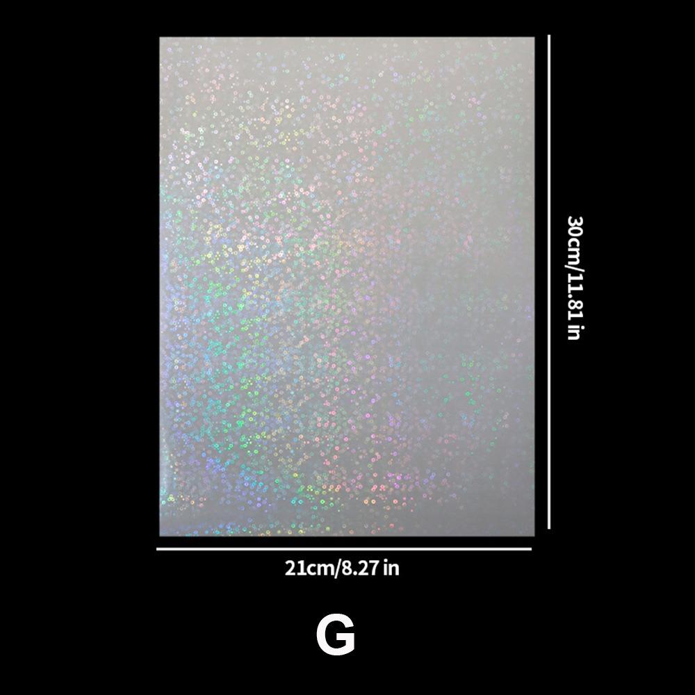 5Pcs A4 Holographic Lamination Film Waterproof Clear Self Adhesive Sticker Sheet Heart Stars Transparent Glitter Overlay Film
5Pcs A4 Holographic Lamination Film Waterproof Clear Self Adhesive Sticker Sheet Heart Stars Transparent Glitter Overlay Film