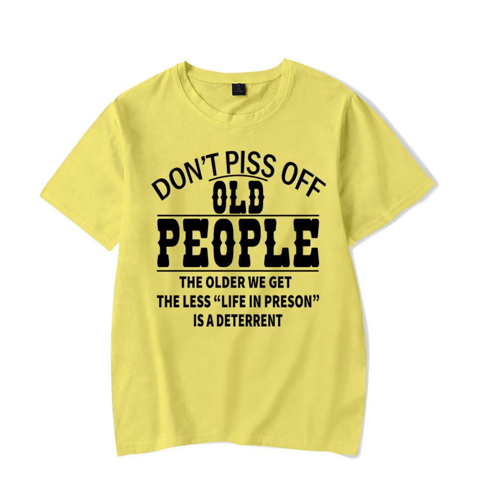 Женские футболки с принтом Don t Piss Off Old People, летние забавные повседневные топы с короткими рукавами и круглым вырезом, женская футболка XXXXL светло-желтого
Женские футболки с принтом Don t Piss Off Old People, летние забавные повседневные топы с короткими рукавами и круглым вырезом, женская футболка XXXXL светло-желтого