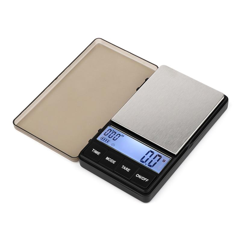 Espresso Scale with Timer 1000g x 0.1g Small & Handy Barista Scale Brew Drip Tray Coffee Scale with Timer Backlit LCD 1
Espresso Scale with Timer 1000g x 0.1g Small & Handy Barista Scale Brew Drip Tray Coffee Scale with Timer Backlit LCD 1