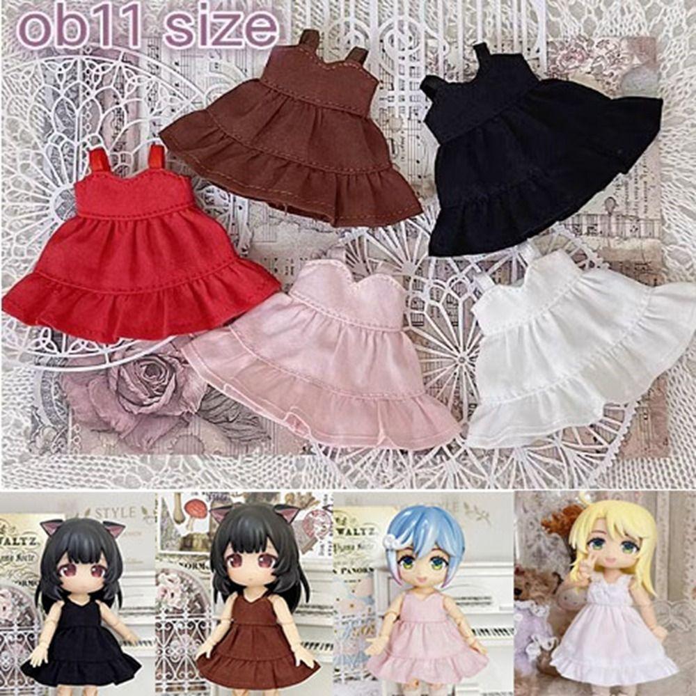 Handmade Dolls Nightgown Dress Solid Color Doll Clothes Dresses for 1/11 OB11 Dolls/for 1/12 BJD 1
Handmade Dolls Nightgown Dress Solid Color Doll Clothes Dresses for 1/11 OB11 Dolls/for 1/12 BJD 1