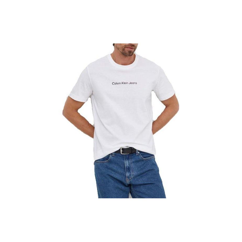 Calvin Klein Letter Logo Print Loose Fit Crew Neck Short Sleeve T-Shirt Men Tops White J30J324646-YAF XXL
Calvin Klein Letter Logo Print Loose Fit Crew Neck Short Sleeve T-Shirt Men Tops White J30J324646-YAF XXL