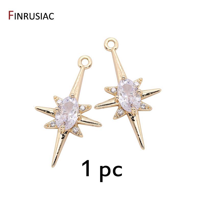 2025 New Trendy Earring Charm Pendants For Jewelry Making Gold Plated Brass Metal Inlay Zircon Crystal Star Charms DIY Craft
2025 New Trendy Earring Charm Pendants For Jewelry Making Gold Plated Brass Metal Inlay Zircon Crystal Star Charms DIY Craft