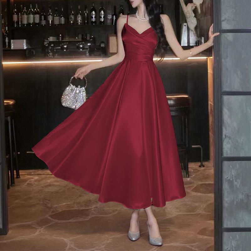 ZANZEA Women Elegant V-Neck Sleeveless Party Sling Dress 2XL
ZANZEA Women Elegant V-Neck Sleeveless Party Sling Dress 2XL