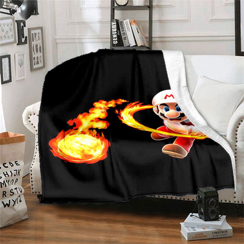 1pcSuper Mario Fireball Blanket - Soft and Comfortable for All Seasons, Makes a Gr 100x150cm
1pcSuper Mario Fireball Blanket - Soft and Comfortable for All Seasons, Makes a Gr 100x150cm