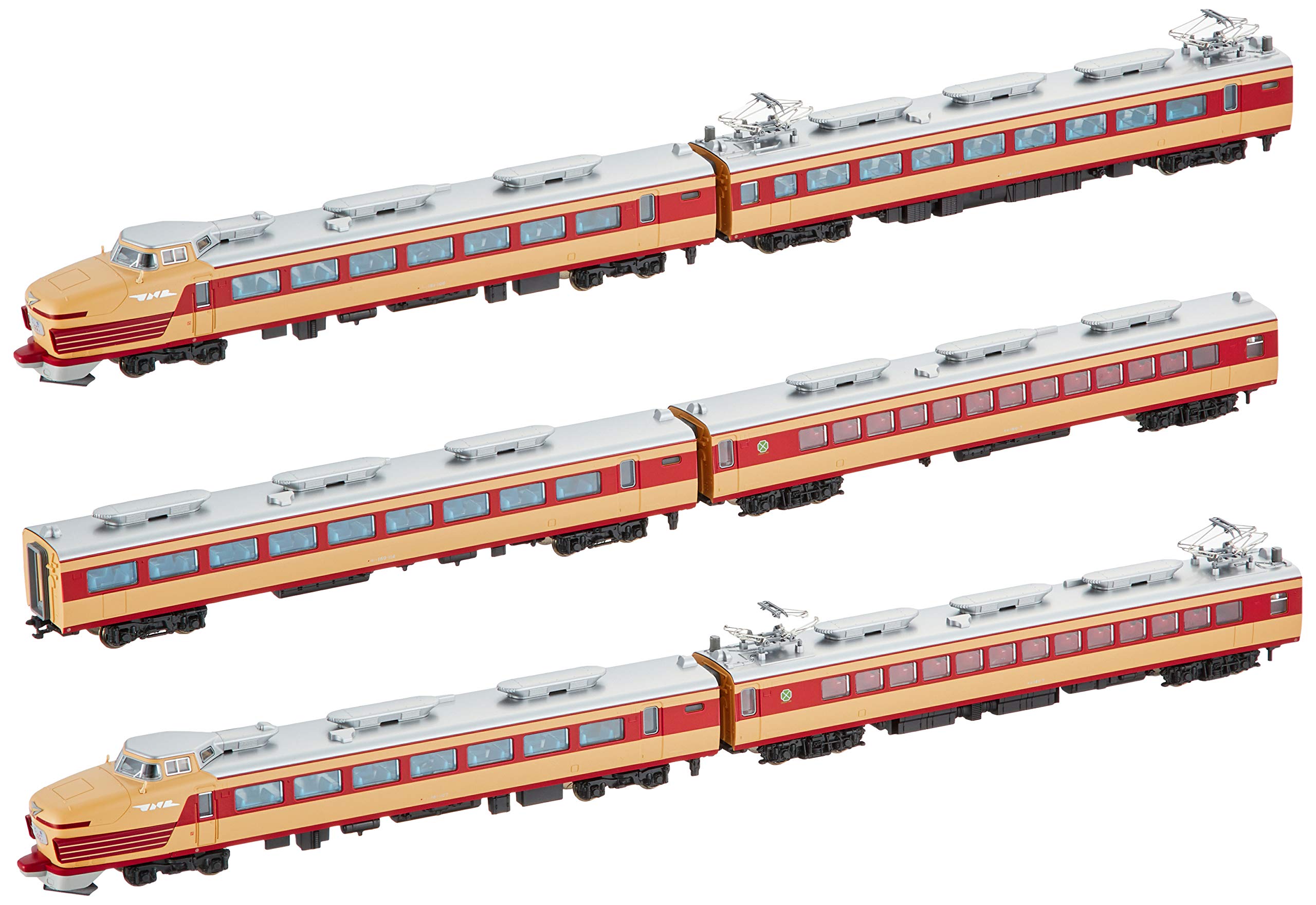 KATO N gauge серия 181 серия 100 базовая комплектация модель поезда Токи/Адзуса 6 вагонов 10-1147
KATO N gauge серия 181 серия 100 базовая комплектация модель поезда Токи/Адзуса 6 вагонов 10-1147