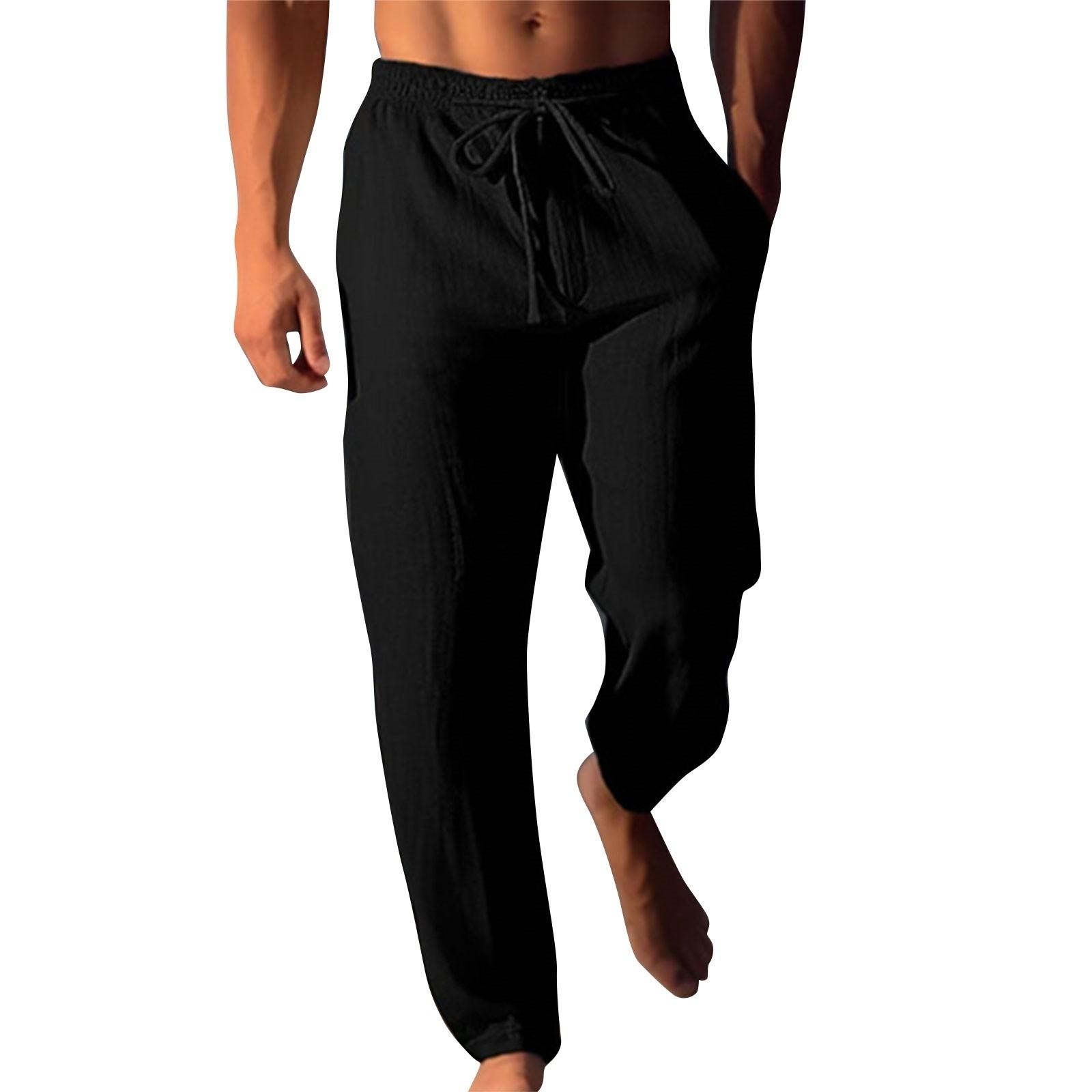 Cotton And Hemp Pants Summer Pants Beach Pants Drawstring Elastic Waist Straight Leg Comfortable Breathable Daily Casual Men s Pants XXXXXL
Cotton And Hemp Pants Summer Pants Beach Pants Drawstring Elastic Waist Straight Leg Comfortable Breathable Daily Casual Men s Pants XXXXXL