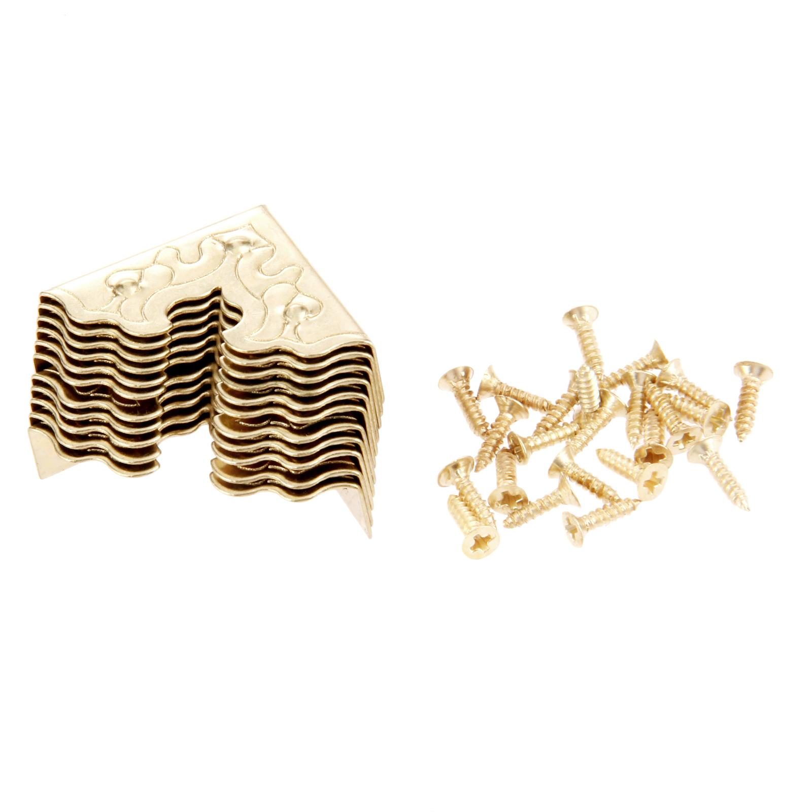 10Pcs Antique Furniture Fittings Metal Crafts Jewelry Box Edge Safety Guards Covers Wooden Case Decorative Corner Protector 25mm
10Pcs Antique Furniture Fittings Metal Crafts Jewelry Box Edge Safety Guards Covers Wooden Case Decorative Corner Protector 25mm