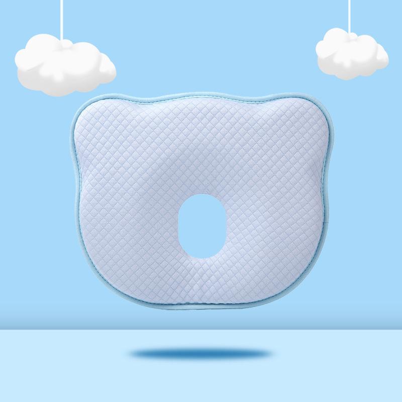 Трансграничная детская формирующая подушка из модального хлопка, противоотклоняющаяся голова, пена с эффектом памяти с медленным отскоком0-1, новая подушка для новорожденных 26*22*3.5/1.5CM