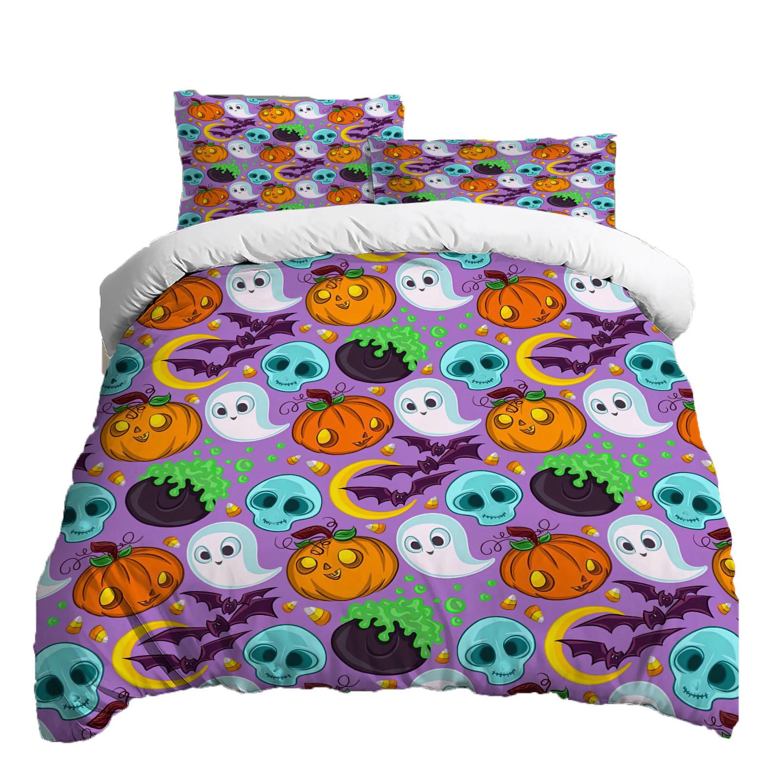 Хэллоуин Комплект постельного белья из трех предметов Пододеяльник Наволочка Матовая ткань Утолщенный XS циан
Хэллоуин Комплект постельного белья из трех предметов Пододеяльник Наволочка Матовая ткань Утолщенный XS циан