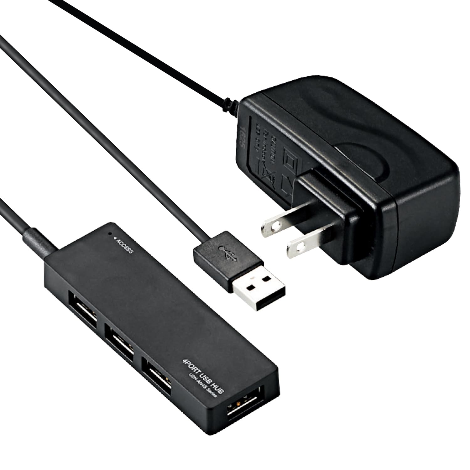 Концентратор ELECOM на 4 порта с адаптером переменного тока, совместимый с Nintendo Black USB2.0 Self/Bus Switch, U2H-AN4SBK чёрный
Концентратор ELECOM на 4 порта с адаптером переменного тока, совместимый с Nintendo Black USB2.0 Self/Bus Switch, U2H-AN4SBK чёрный