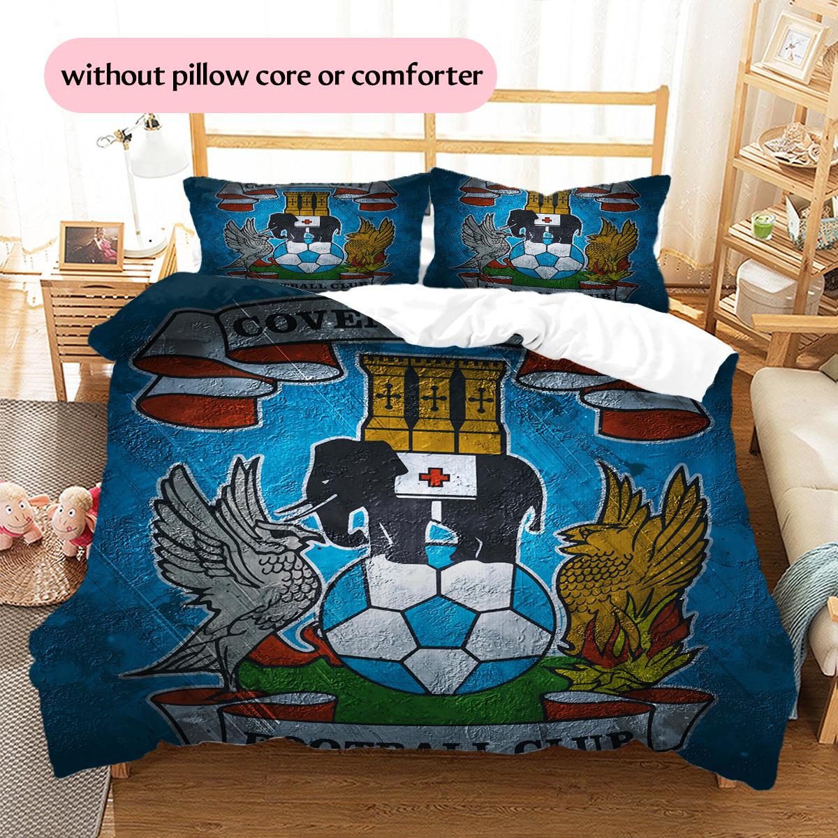 Coventry City FC Pattern Bedding Home Decoration Birthday & Festival Gift (1 * duvet cover + 2 * pillowcase, without core) 135x200cm
Coventry City FC Pattern Bedding Home Decoration Birthday & Festival Gift (1 * duvet cover + 2 * pillowcase, without core) 135x200cm