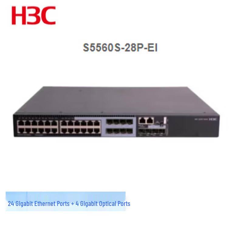H3C S5560S-28P-EI Gigabit Ethernet Switch
H3C S5560S-28P-EI Gigabit Ethernet Switch