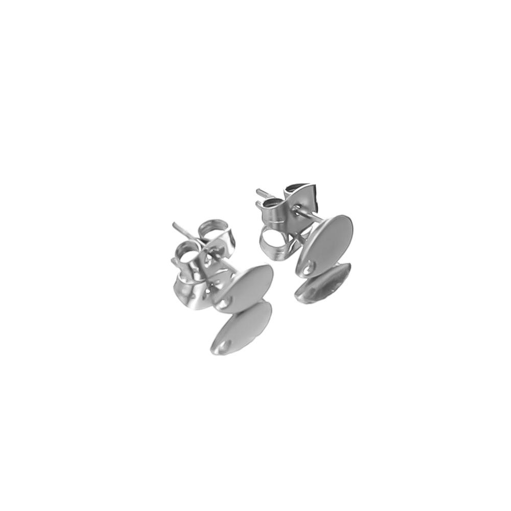 10pcs Gold Color Stainless Steel 8mm Heart Stud DIY Earrings Findings Jewelry Making Dangle Charm Accessories Craft Components
10pcs Gold Color Stainless Steel 8mm Heart Stud DIY Earrings Findings Jewelry Making Dangle Charm Accessories Craft Components