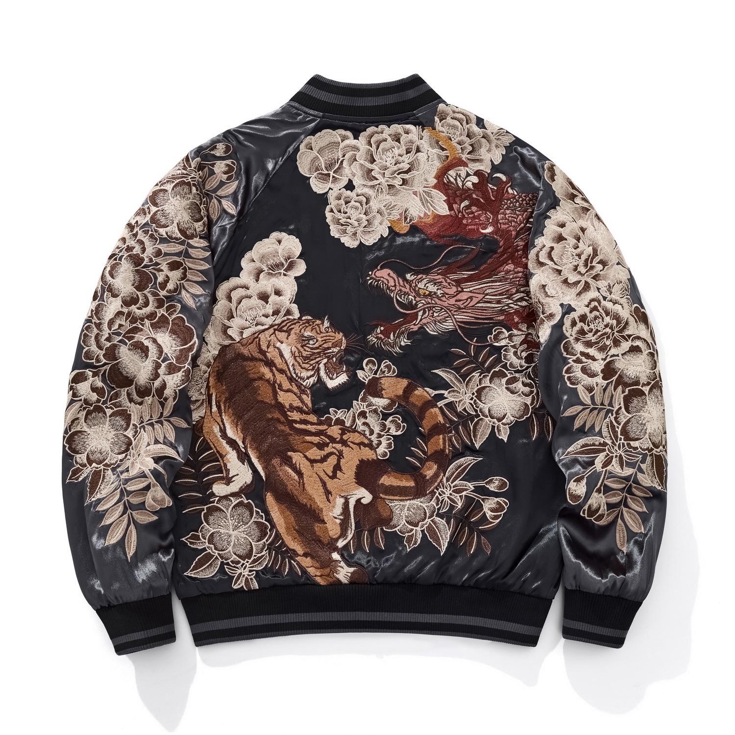 Unisex Dragon Embroidery Silk Baseball Jacket - Casual & Versatile Chinese Style L чёрный
Unisex Dragon Embroidery Silk Baseball Jacket - Casual & Versatile Chinese Style L чёрный