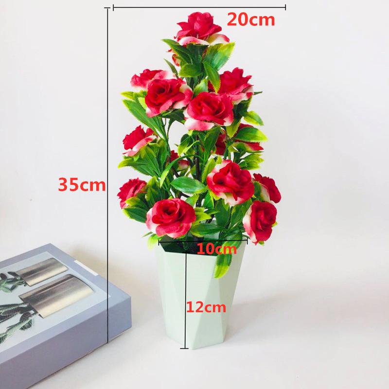 17 Tea Rose Potted Plants Artificial Flower Potted Plantsand Artificial Rose Green Plant Potted Ornaments розы красного
17 Tea Rose Potted Plants Artificial Flower Potted Plantsand Artificial Rose Green Plant Potted Ornaments розы красного