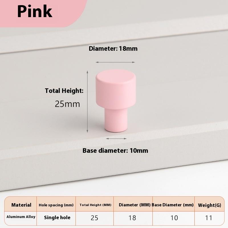 Красочные простые мебельные ручки, ручки для шкафа, для детской комнаты, шарообразные ручки для ящиков, современная мебельная фурнитура из алюминиевого сплава Pink 18MM
Красочные простые мебельные ручки, ручки для шкафа, для детской комнаты, шарообразные ручки для ящиков, современная мебельная фурнитура из алюминиевого сплава Pink 18MM