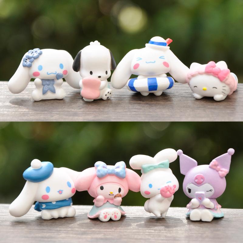 Kawaii Sanrion Figures 8pcs/set Hello Kitty Kuromi Cartoon Melody Pachacco Cinnamorol Cute Pvc Model Toys Decoration Kids Gifts
Kawaii Sanrion Figures 8pcs/set Hello Kitty Kuromi Cartoon Melody Pachacco Cinnamorol Cute Pvc Model Toys Decoration Kids Gifts