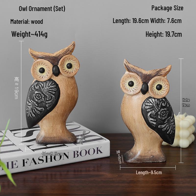 Minimalist Wooden Owl Figurine - Cute Home Decor & Birthday Gift for Girls & Besties
Minimalist Wooden Owl Figurine - Cute Home Decor & Birthday Gift for Girls & Besties