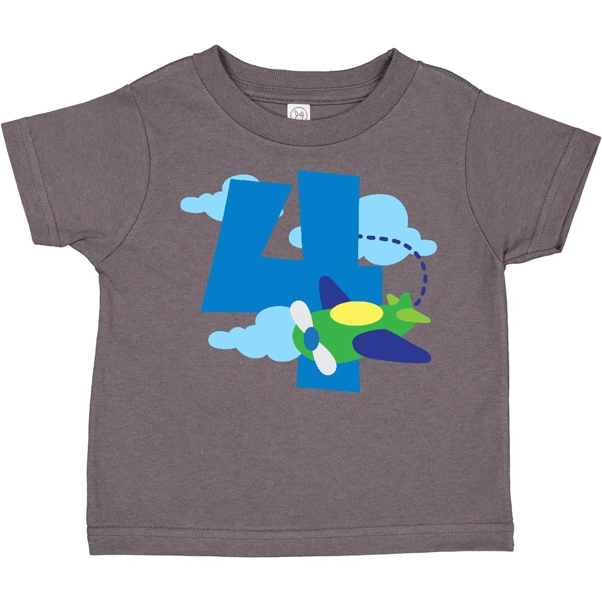 Inktastic 4th Birthday Airplane Pilot Childs Toddler kids boys T-Shirt Happy Party 4 Year 130
Inktastic 4th Birthday Airplane Pilot Childs Toddler kids boys T-Shirt Happy Party 4 Year 130