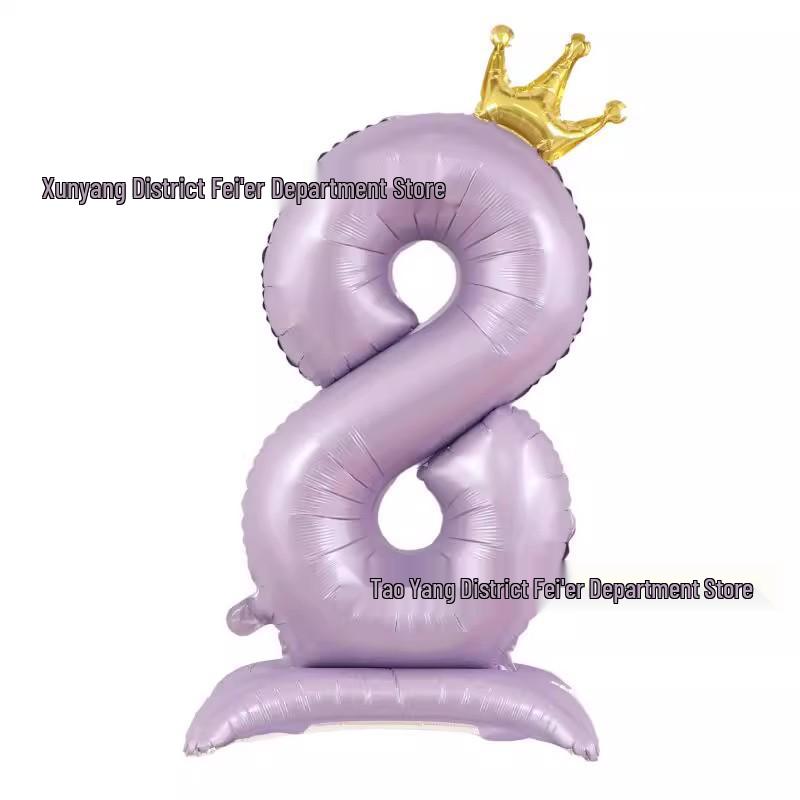 42-Inch Matte Purple Crown-Shaped Aluminum Foil Balloon for Kids First Birthday Party
42-Inch Matte Purple Crown-Shaped Aluminum Foil Balloon for Kids First Birthday Party