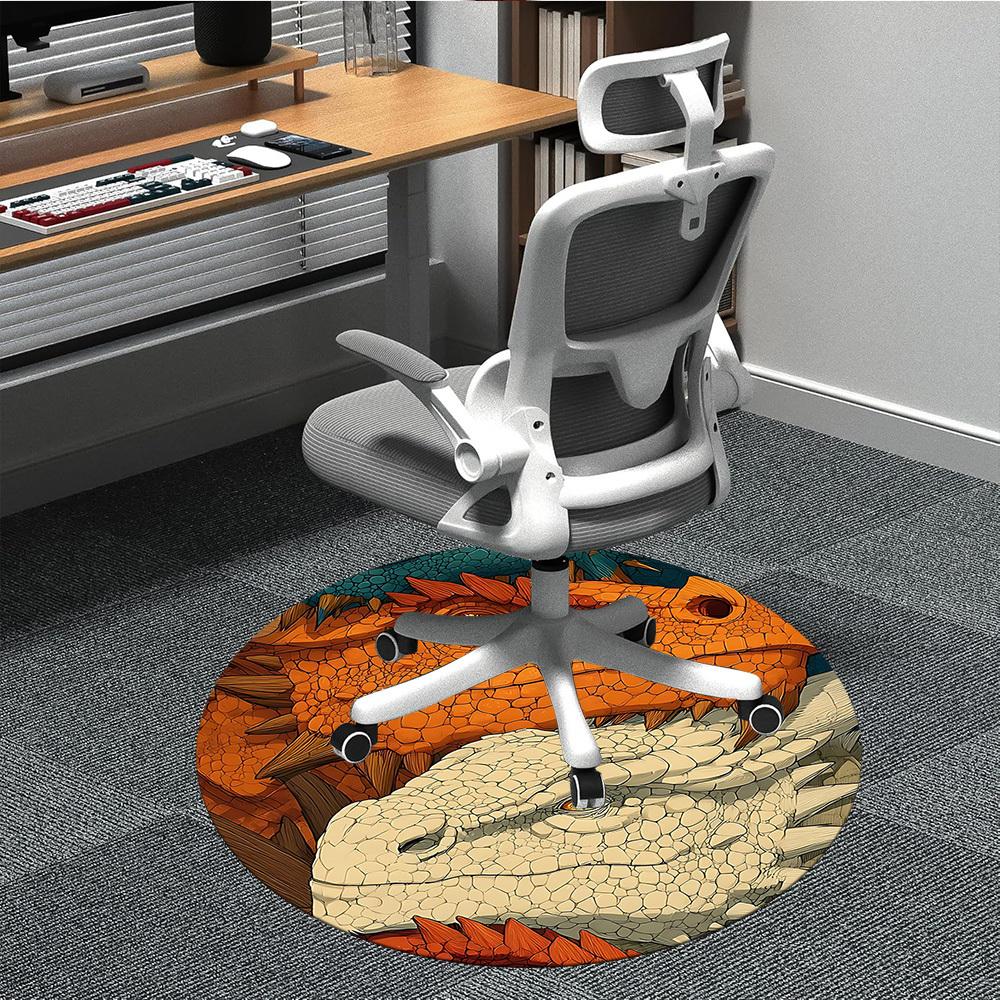 1PC Dragon Scale Office Round Area Rug, Indoor Mat Suitable For Office, Under Office Chairs Bedroom Living Room Home Decor, Room Deco 019 80cm by 80cm
1PC Dragon Scale Office Round Area Rug, Indoor Mat Suitable For Office, Under Office Chairs Bedroom Living Room Home Decor, Room Deco 019 80cm by 80cm