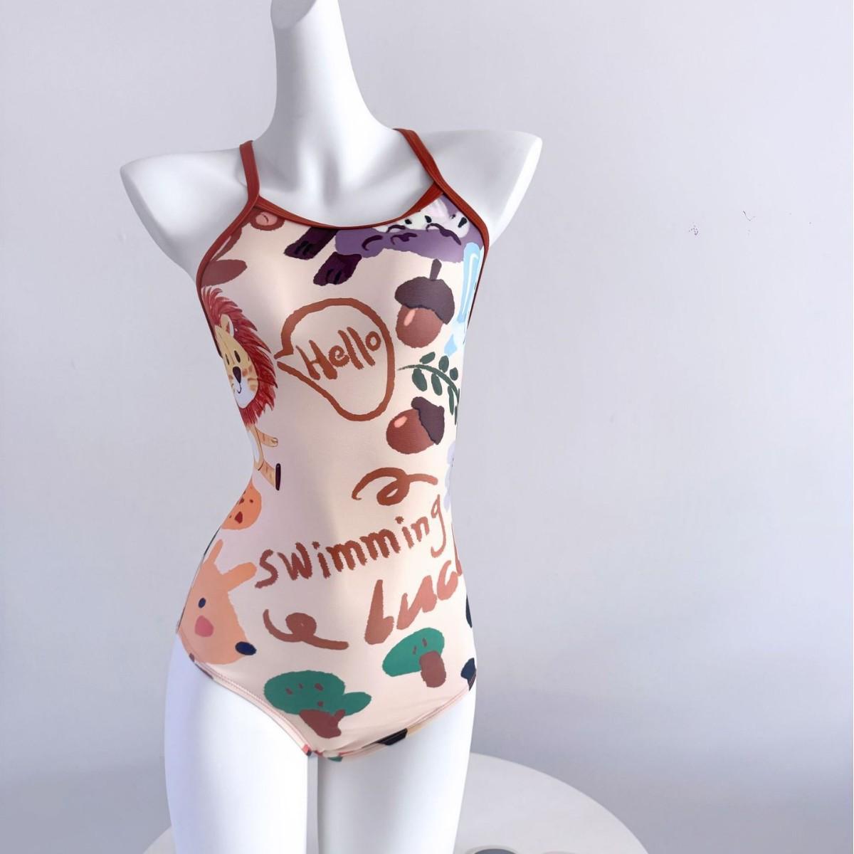 Animal World Swimsuit Female Professional Racing Summer Skinny Belly Cover Sweet Girl Cute Girl Swimsuit XXL
Animal World Swimsuit Female Professional Racing Summer Skinny Belly Cover Sweet Girl Cute Girl Swimsuit XXL