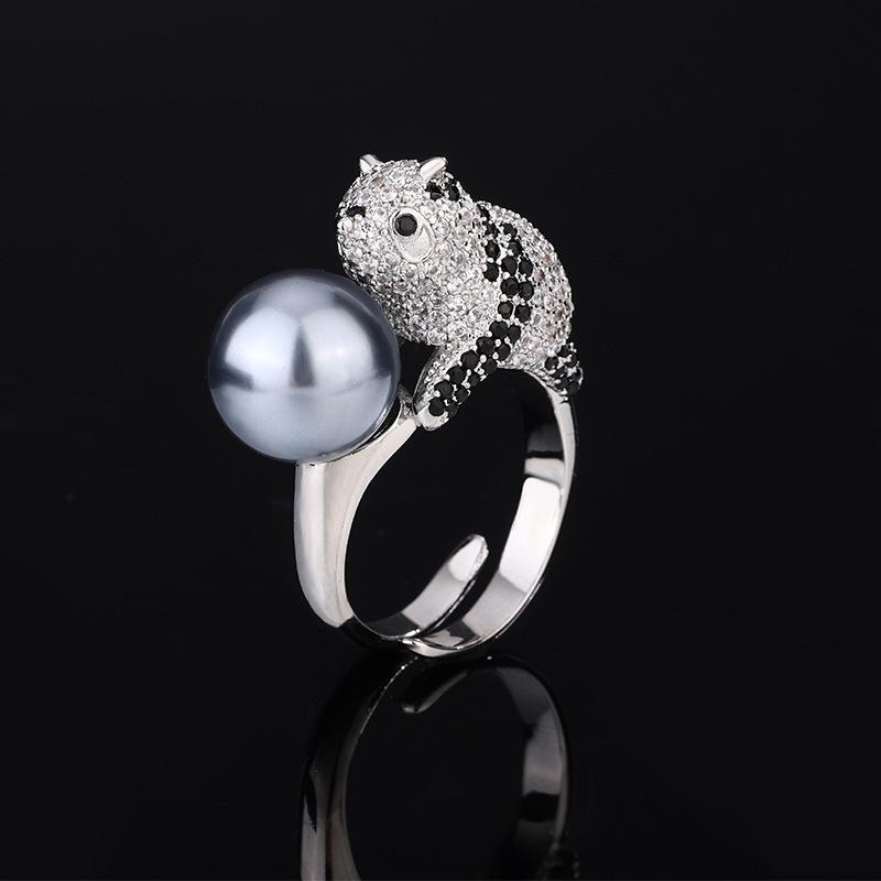New Huabi jewelry of kangaroo temperament light luxury pearl ring
New Huabi jewelry of kangaroo temperament light luxury pearl ring