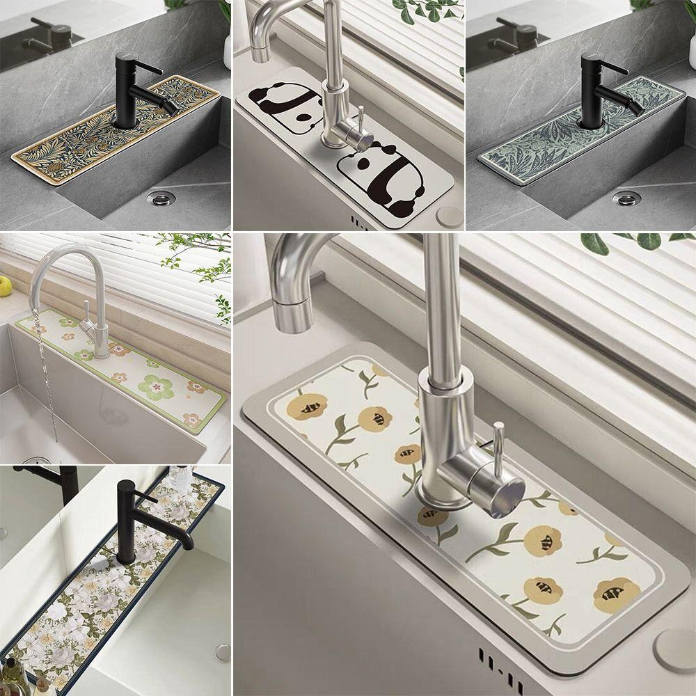 Diatom Mud Faucet Splash Catcher Self Absorbent Drying Mat Fashion Absorbent Pad Home Kitchen
Diatom Mud Faucet Splash Catcher Self Absorbent Drying Mat Fashion Absorbent Pad Home Kitchen
