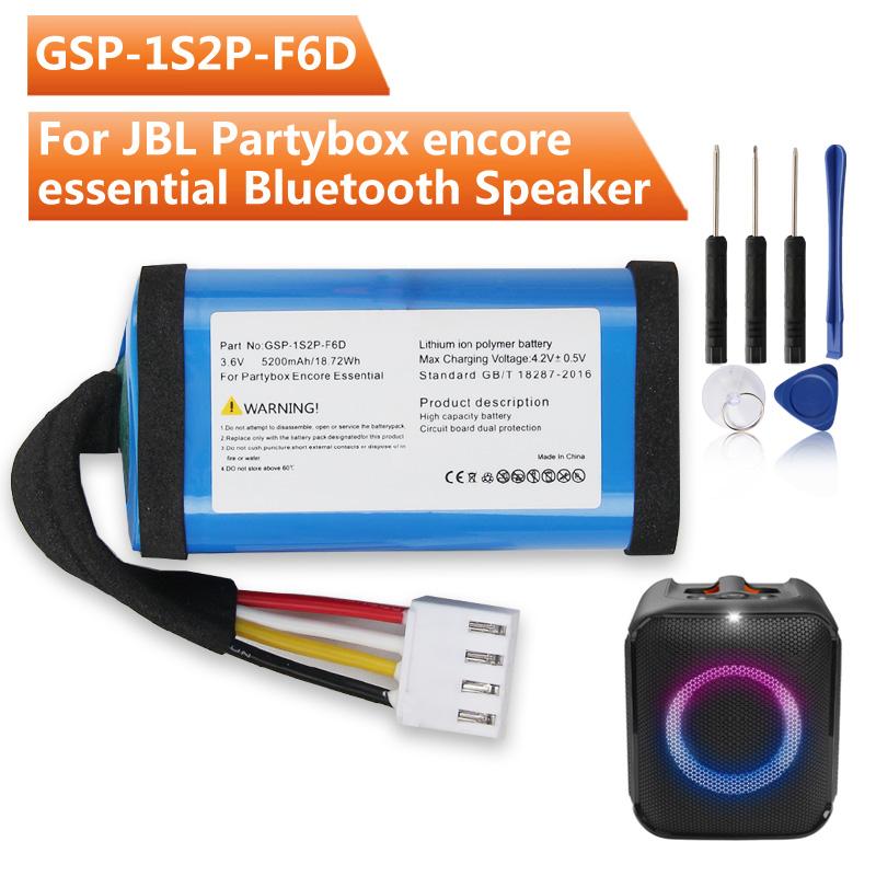 Аккумулятор 5200 мАч GSP-1S2P-F6D для Bluetooth-колонки JBL Partybox encore essential с инструментами
Аккумулятор 5200 мАч GSP-1S2P-F6D для Bluetooth-колонки JBL Partybox encore essential с инструментами