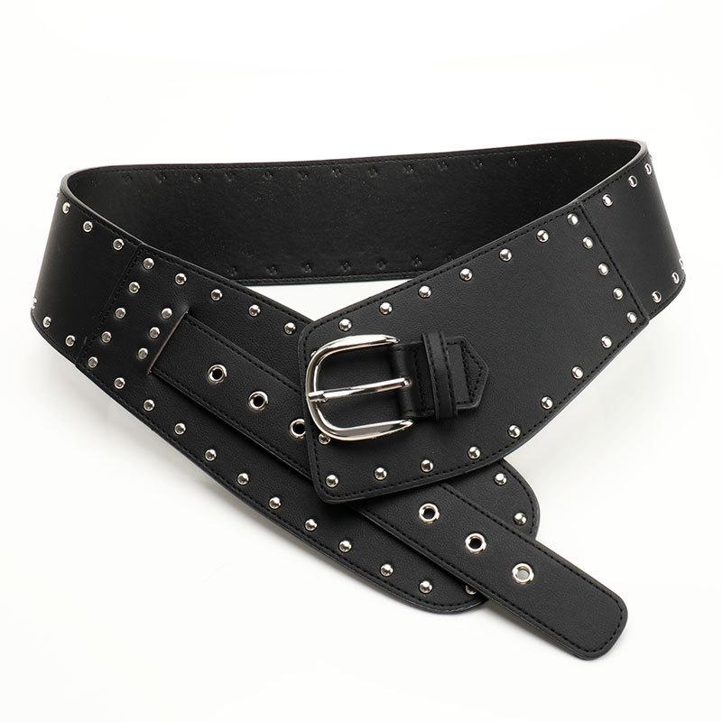 Ретро Необычный Широкий Пояс для Женщин Тяжелая Промышленность Панк Стиль Заклепки для Женской Талии Универсальный Джинсовый Декоративный Пояс 113
Ретро Необычный Широкий Пояс для Женщин Тяжелая Промышленность Панк Стиль Заклепки для Женской Талии Универсальный Джинсовый Декоративный Пояс 113