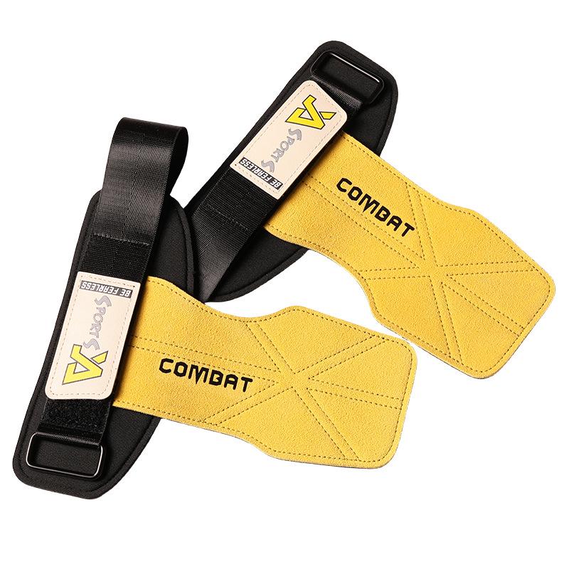 Cowhide Fitness Gloves with Deadlift Straps - Grip & Wrist Protector for Men & Women S (For Palm Below 17.5CM) (Women Recommended)
Cowhide Fitness Gloves with Deadlift Straps - Grip & Wrist Protector for Men & Women S (For Palm Below 17.5CM) (Women Recommended)