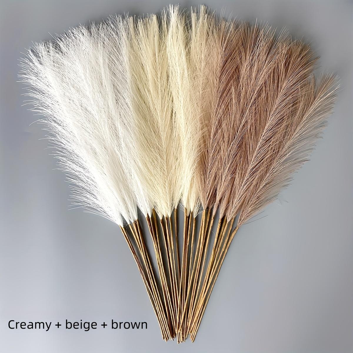 18pcs Grass Decoration | Milk White+Beige+ Brown Three-Color Combination | High Simulation Fluffy Texture Artificial Plants | Bohemian Home Decoration 18 Pcs
18pcs Grass Decoration | Milk White+Beige+ Brown Three-Color Combination | High Simulation Fluffy Texture Artificial Plants | Bohemian Home Decoration 18 Pcs