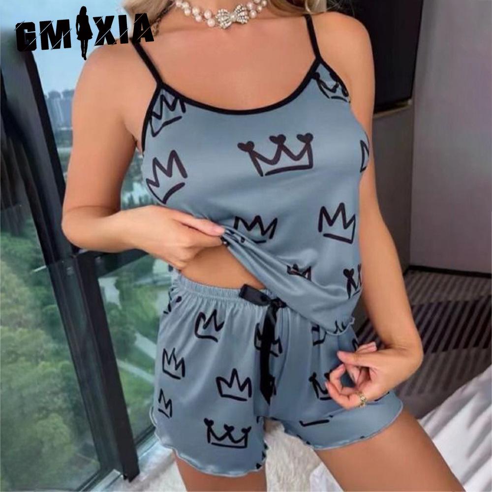 GMXIA Printed Pajamas, Imitation Silk Home Wear, Women s Romantic Underwear and Nightgown S
GMXIA Printed Pajamas, Imitation Silk Home Wear, Women s Romantic Underwear and Nightgown S