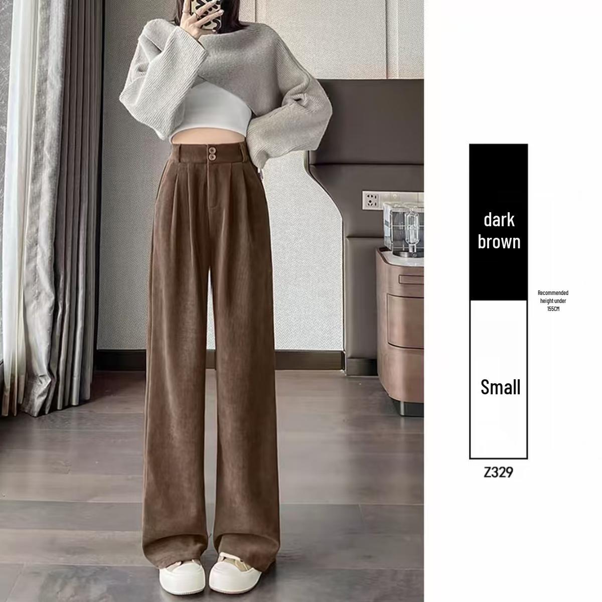 Women s High Waist European Cotton Fluff Suit Pants - Slimming Straight Leg for Autumn/Winter M (95-110 lbs)
Women s High Waist European Cotton Fluff Suit Pants - Slimming Straight Leg for Autumn/Winter M (95-110 lbs)