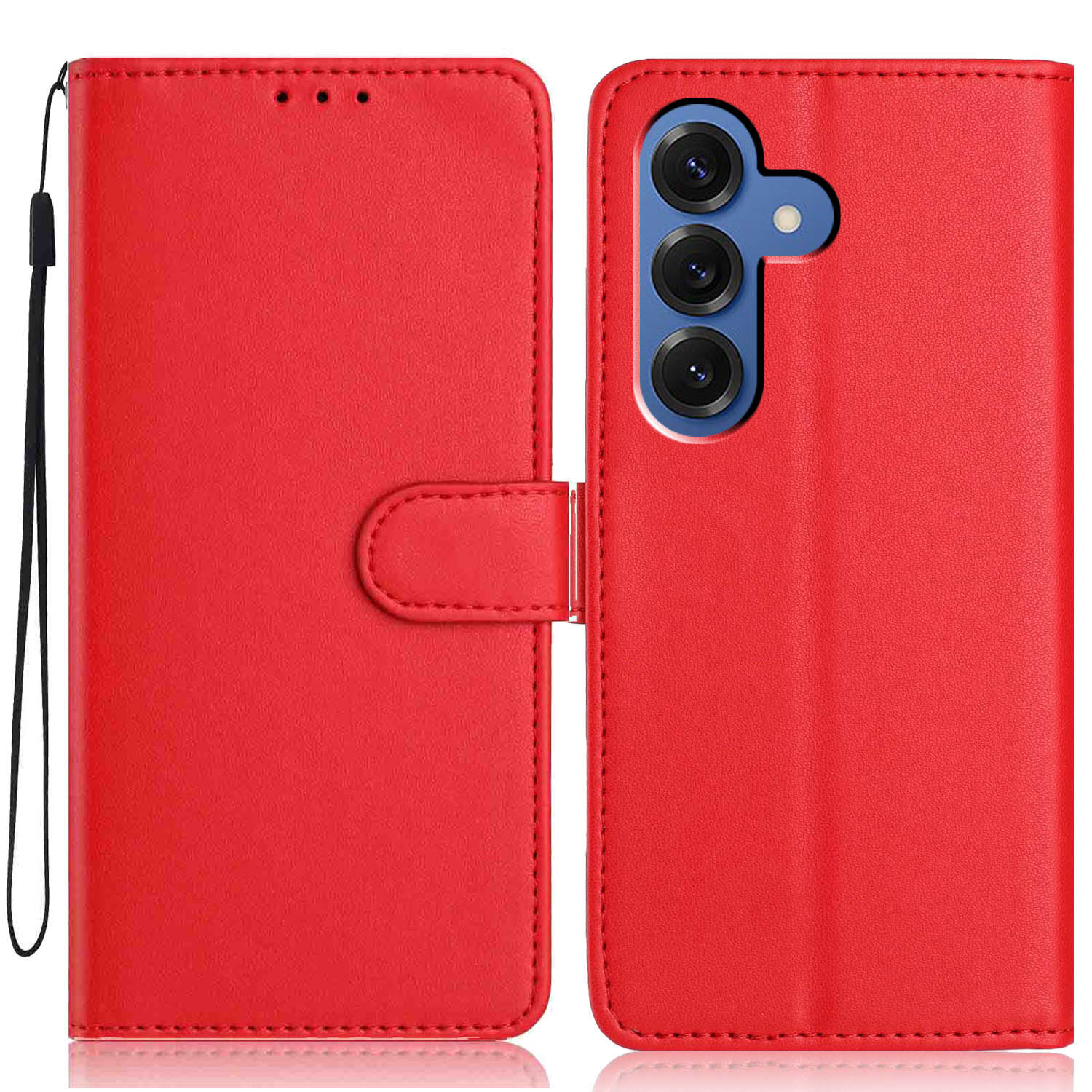 For Samsung Galaxy S26+ Wallet Case with Strap/Multiple Card Slots Solid Color Leather Stand Phone Cover
For Samsung Galaxy S26+ Wallet Case with Strap/Multiple Card Slots Solid Color Leather Stand Phone Cover