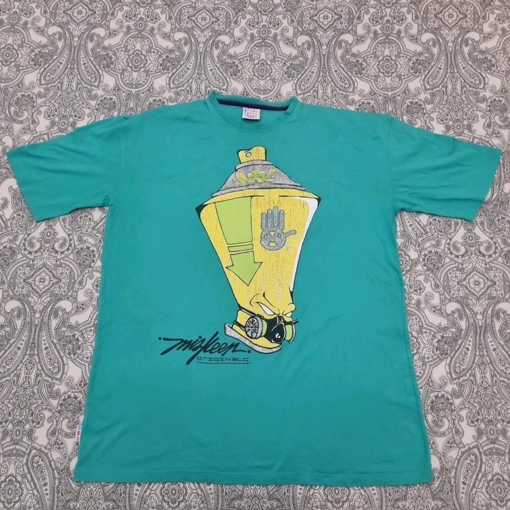 Y2K Miskeen Originals Hip Hop Graffiti Green Short Sleeve T Shirt Mens Size 3XL S
Y2K Miskeen Originals Hip Hop Graffiti Green Short Sleeve T Shirt Mens Size 3XL S
